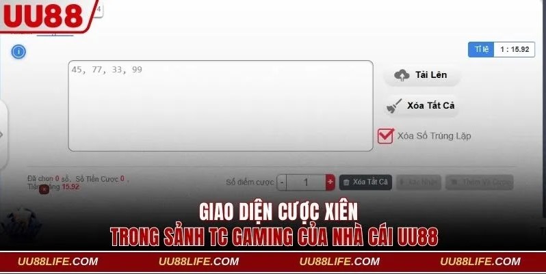 Giới thiệu kèo xiên trong Xổ số trực tuyến tại UU88